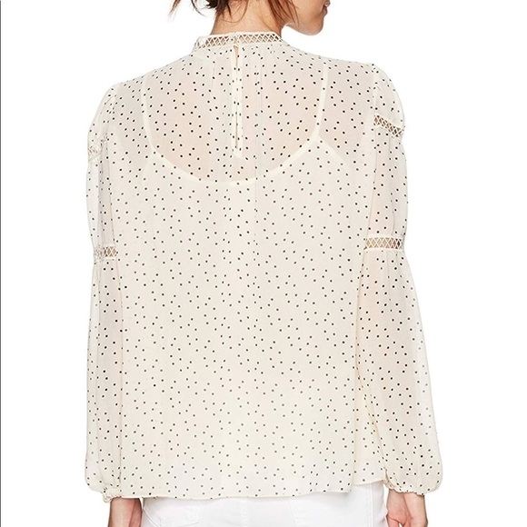 Size M 💖 Max Studio Long Sleeve Blouse Pretty - Picture 3 of 8